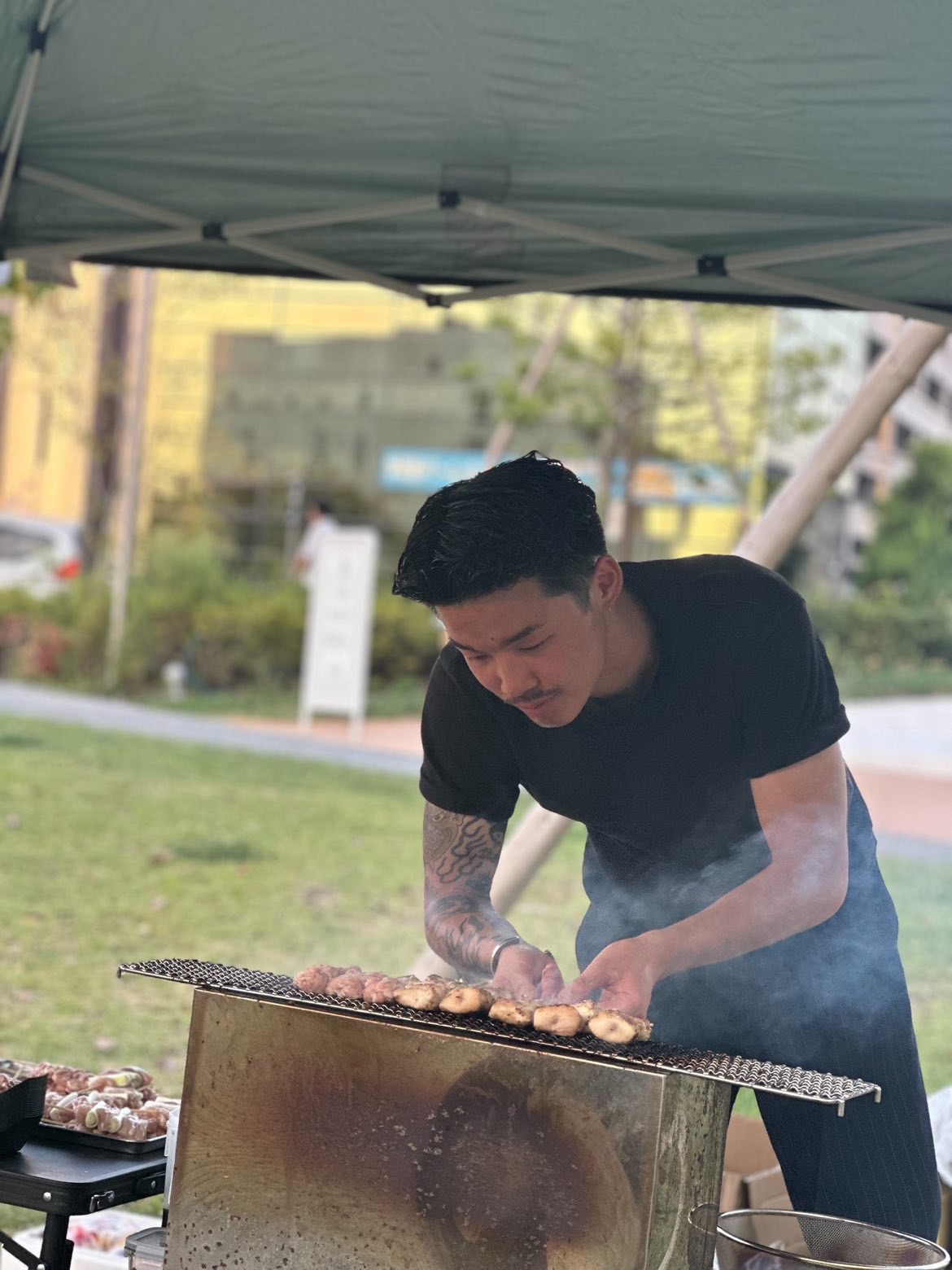 炭火焼鳥いこか｜出張焼き師 長岡誼憲